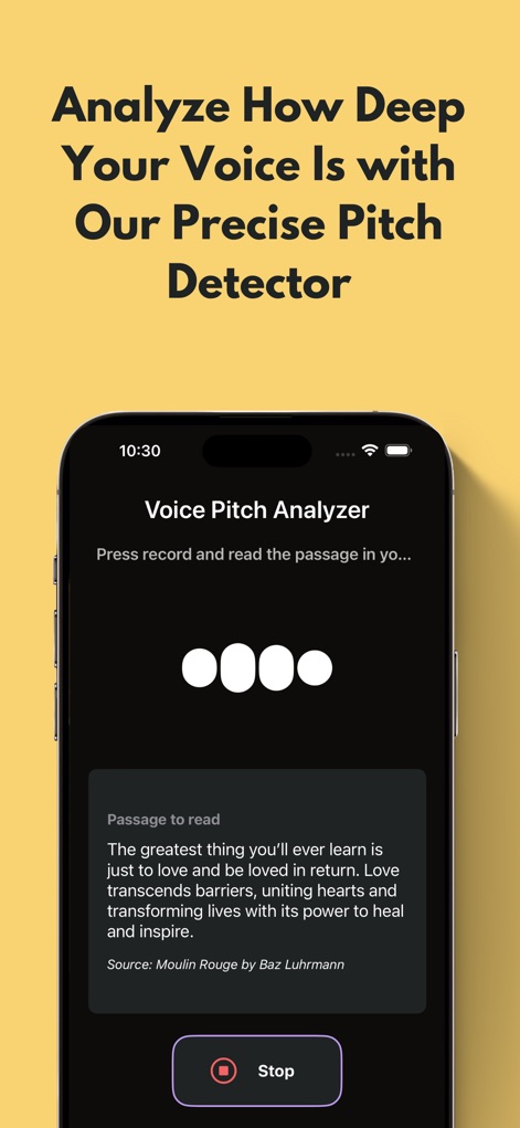 Deep Voice: Pitch Coach - Health & Fitness App | MWM