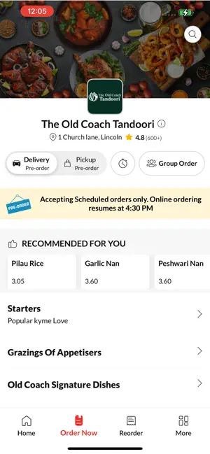 The Old Coach Tandoori screenshot 2