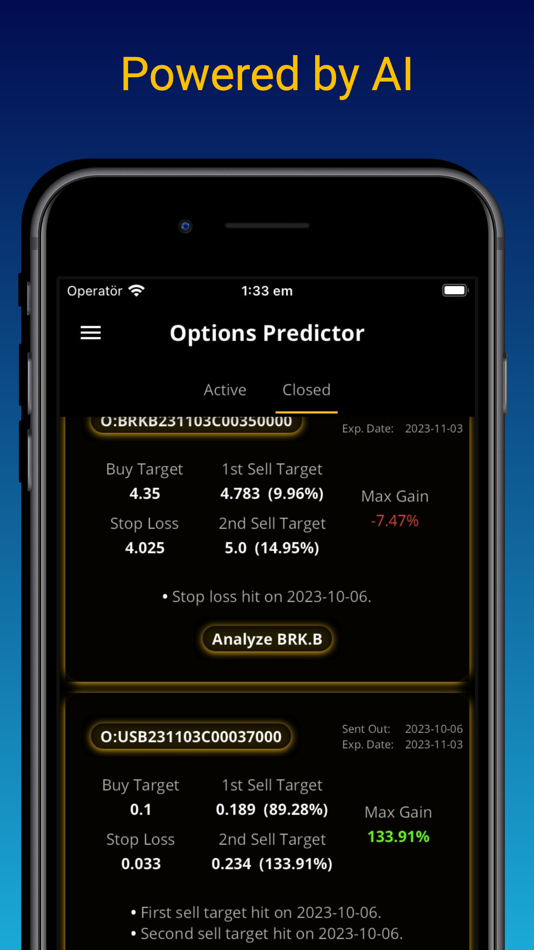 #5. Options Trading Predictions AI (iOS) 由: Loheden AI Solutions AB