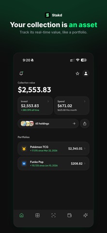 Stakd: Buy & Sell Collectibles iPhone screenshot