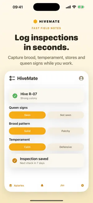 HiveMate: Beekeeping Log screenshot 2