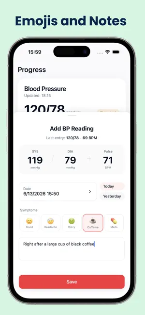 Blood Pressure: Tracker & Log screenshot 2