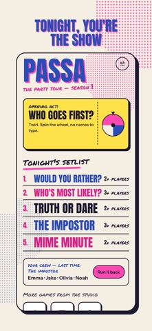 Passa : Party Games screenshot 1