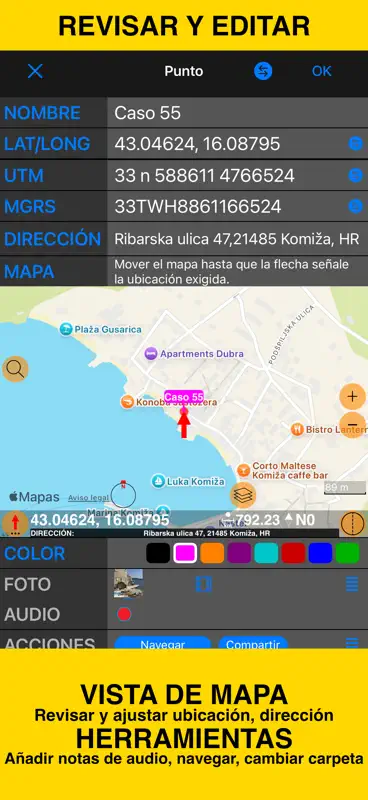 GPS Cámara 55. Foto+ubicación. screenshot 6 of 10