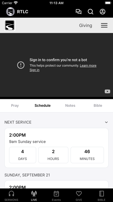Screenshot #2 pour Road to Life Church