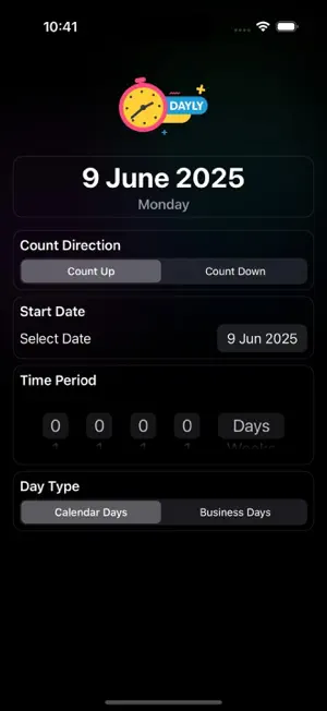 Dayly App screenshot 1