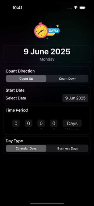 Dayly App Screenshot 1 of 1