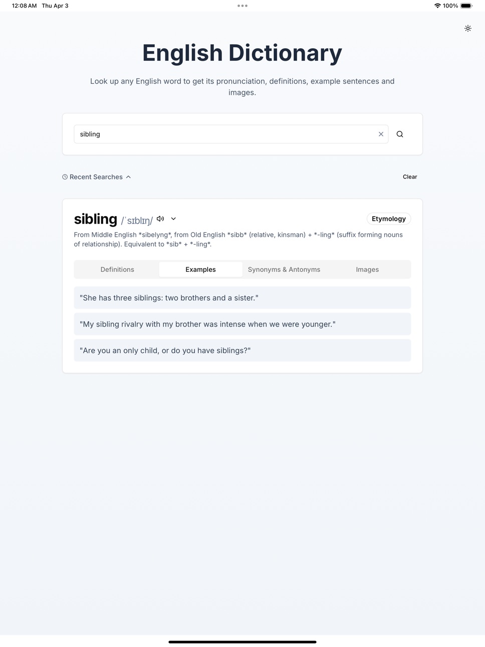 iPad screenshot