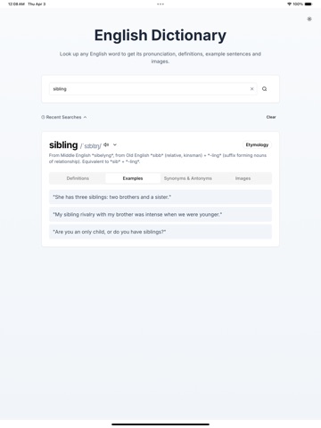 App screenshot