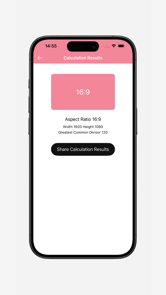 #3. Aspect Ratio Calculator Tool (iOS) Podle: ONTRAILS
