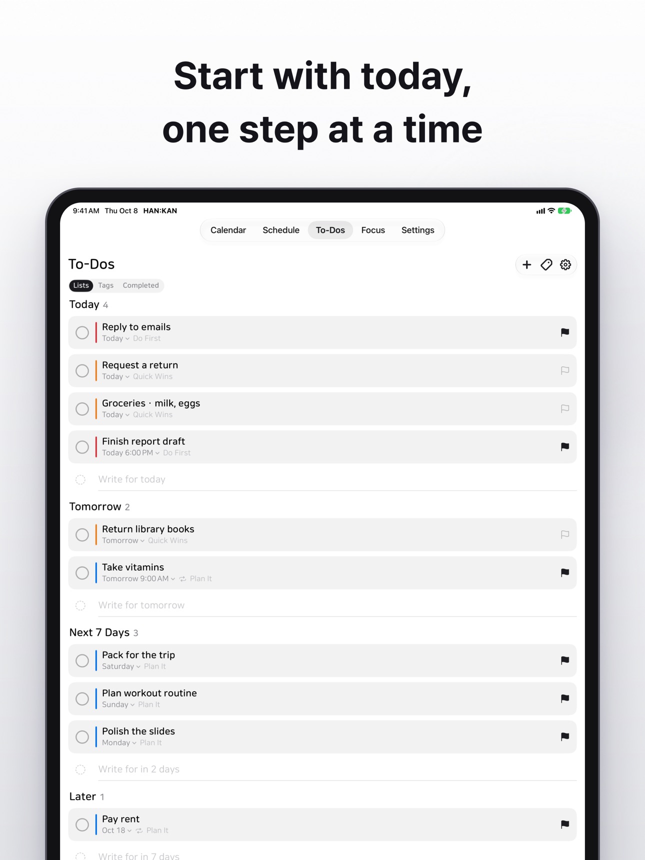 Screenshot 10 of HAN:KAN - Schedule Planner