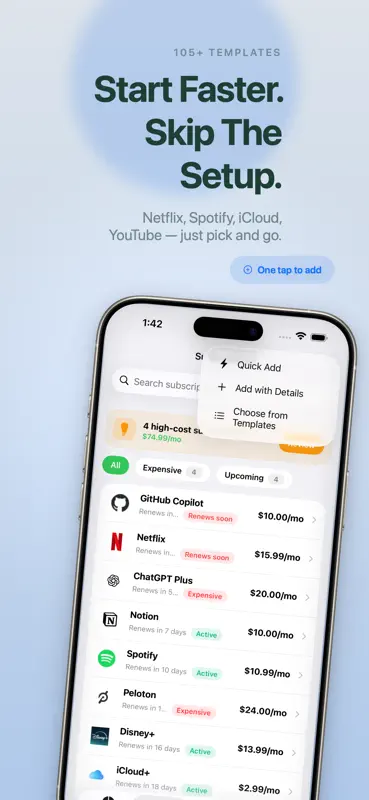 Subscription Tracker & Trials screenshot 8 of 8