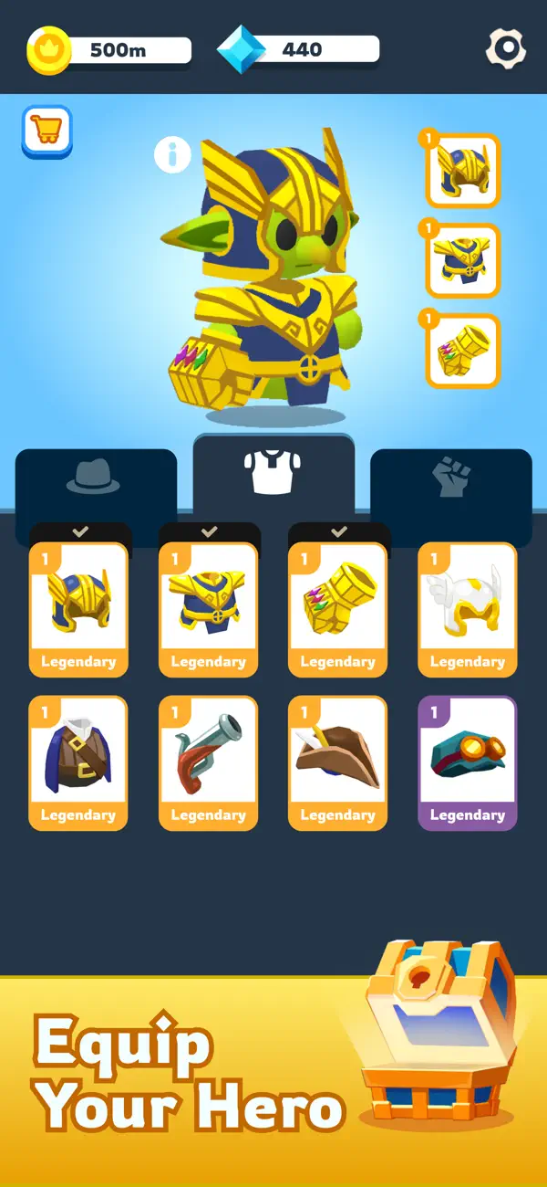 Forgeland: idle simulator Hack screenshot 5 - game app interface