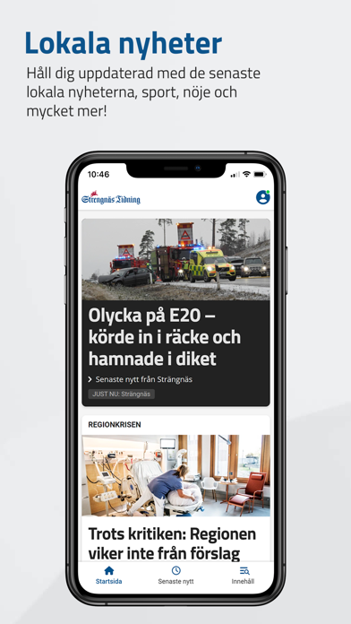 Strengnäs Tidning Screenshot