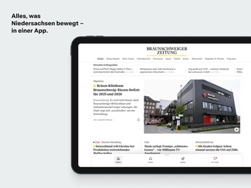 Braunschweiger Zeitung News iPad screenshot 1