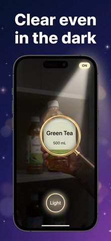 Magnifier Loupe: Read Aloud iPhone screenshot