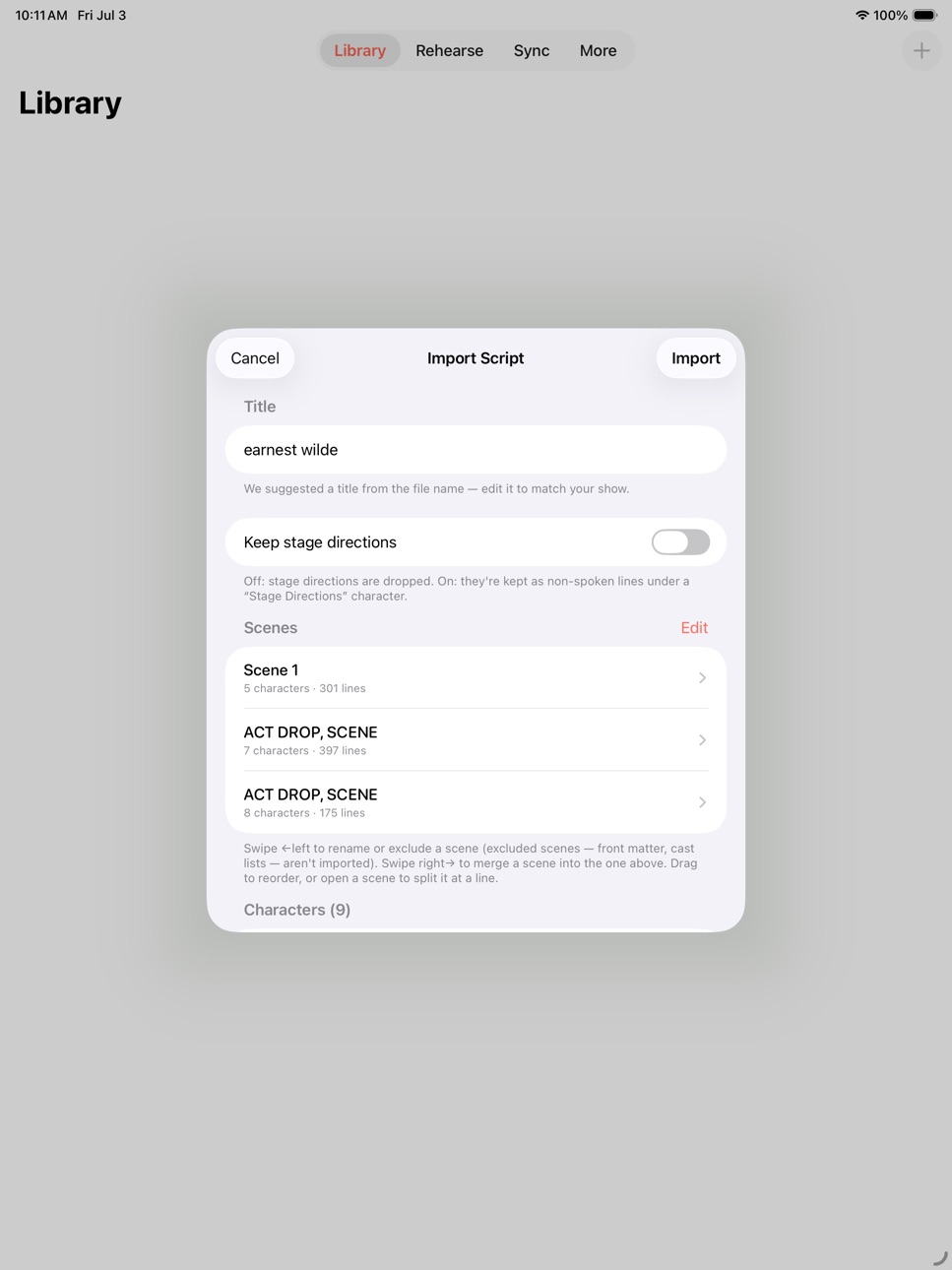 iPad screenshot