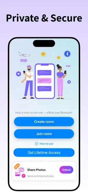 Offline Talk: Bluetooth Chat screenshot 2