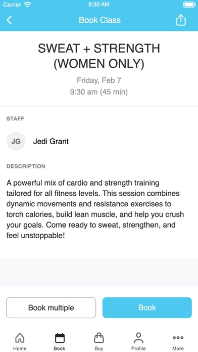 AVID Fitness Screenshot