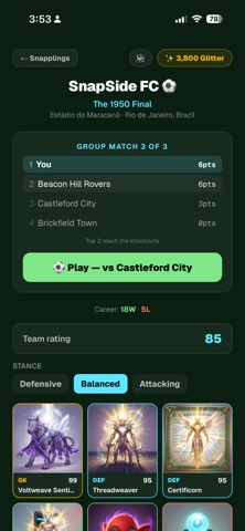 SnapSide FC screenshot 1