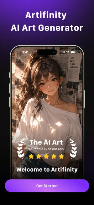 Artifinity: AI Art Generator screenshot 1