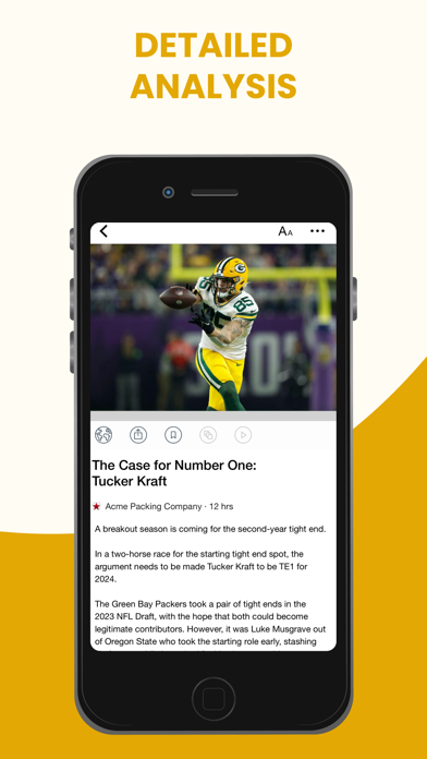 Unofficial Packers News Screenshot