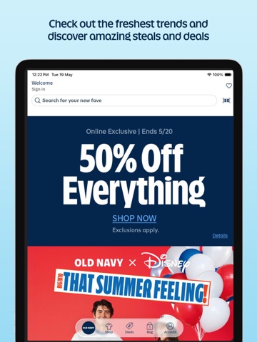 Old Navy: Shop for New Clothes iPad screenshot 2