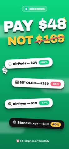 priceerrors - Deals iPhone screenshot