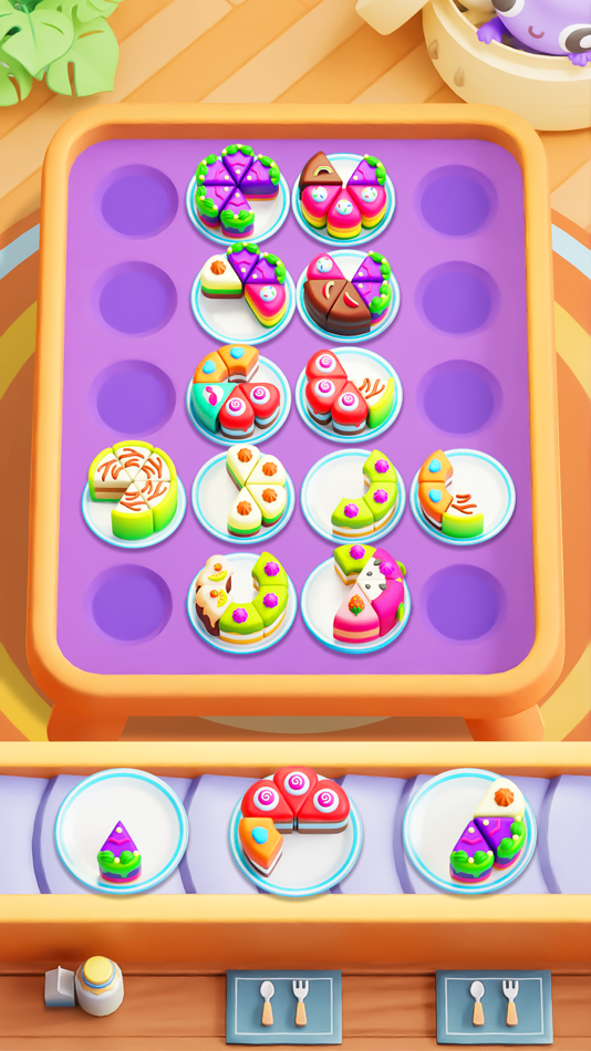 #8. Cake Match: Sort 3D (iOS) Podle: R.G.B. FreezeNova