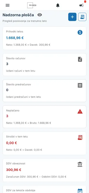 Moj Račun SI screenshot 1