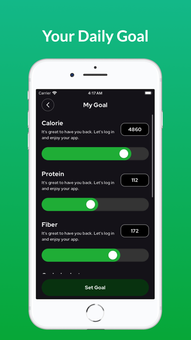 Telesto - Track Food & Calorie Screenshot