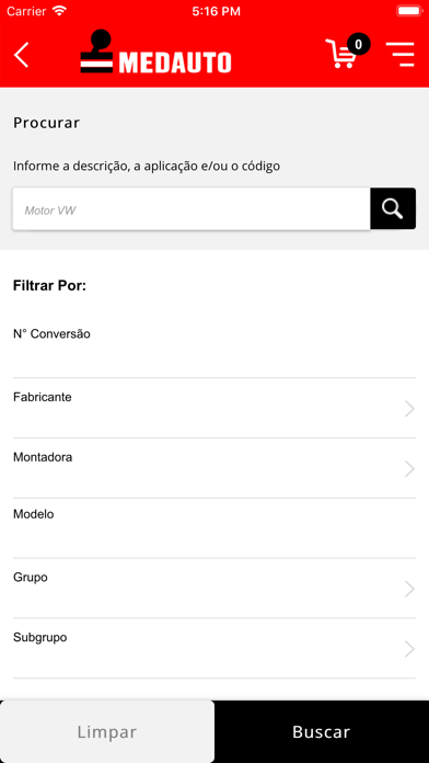 Medauto Catálogo de Peças Screenshot