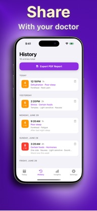 Migraine Tracker Pressure Pal screenshot 3