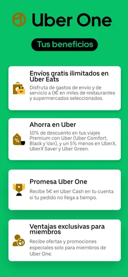 Captura de pantalla de Uber Eats: Comida A Domicilio en iPhone 5