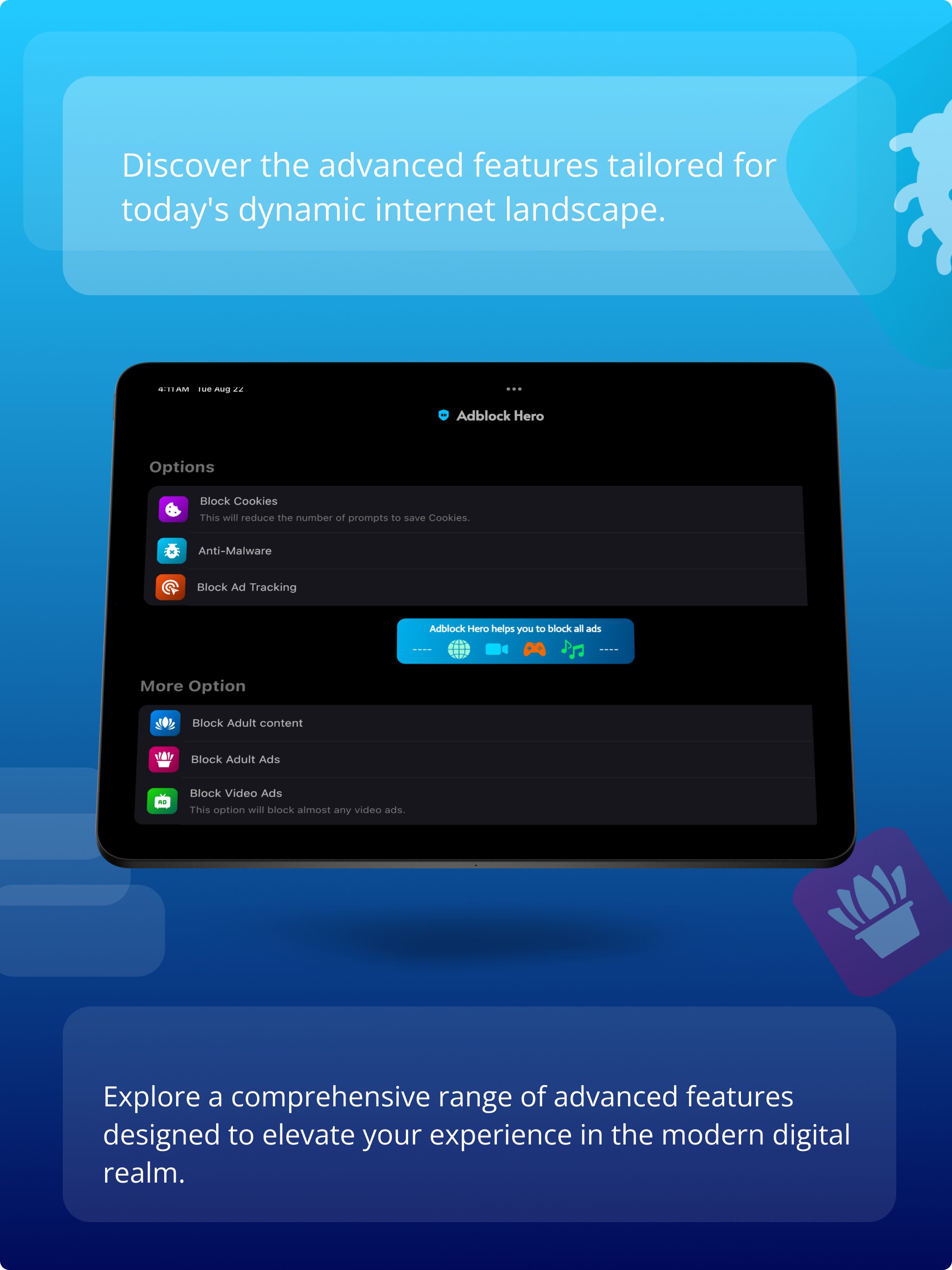Adblock Hero : VPN & Private