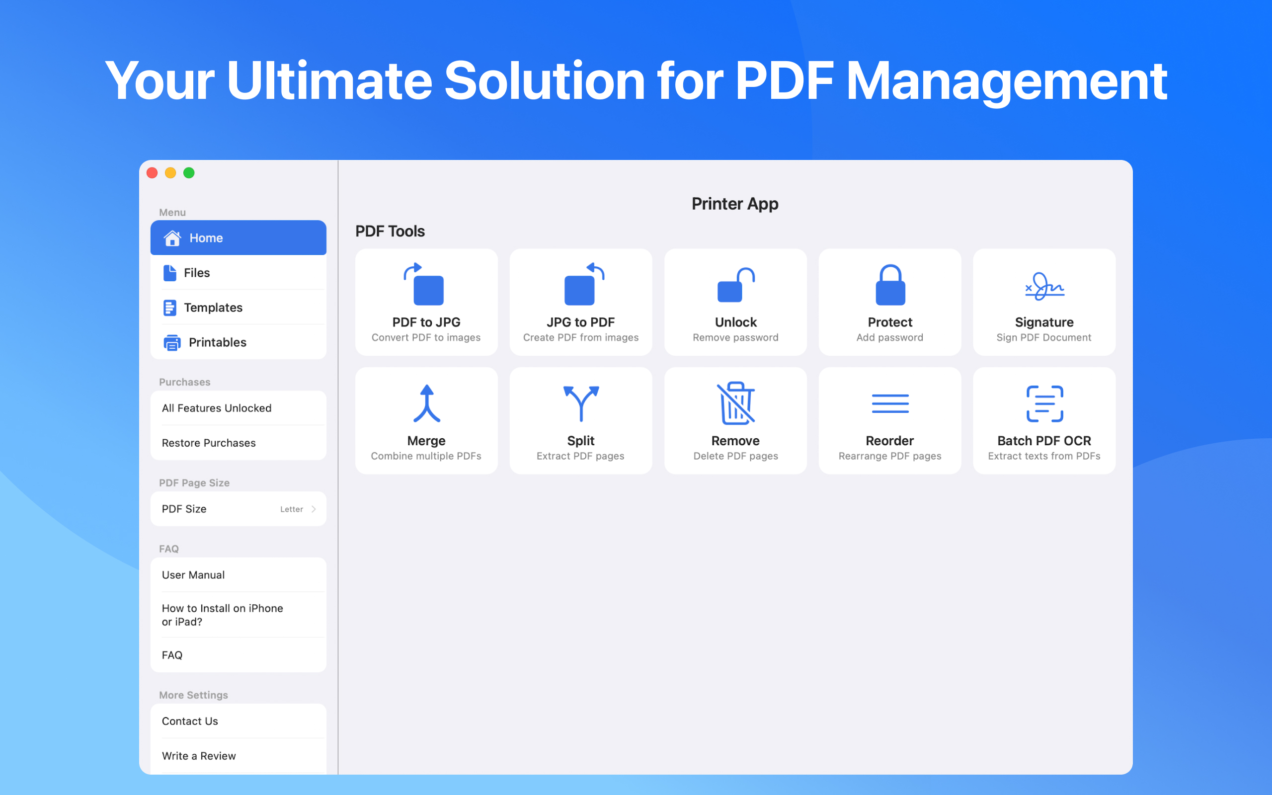Smart Printer App: eSign PDF