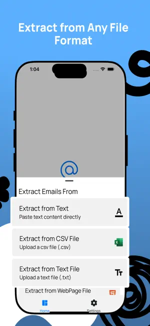 Email Address extract : QMailr screenshot 1