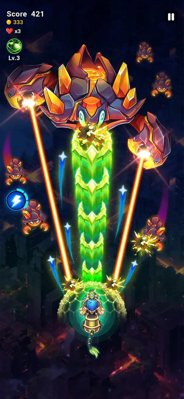 Dragon Wings: RPG Shoot 'em up Hack screenshot 9 - game app interface