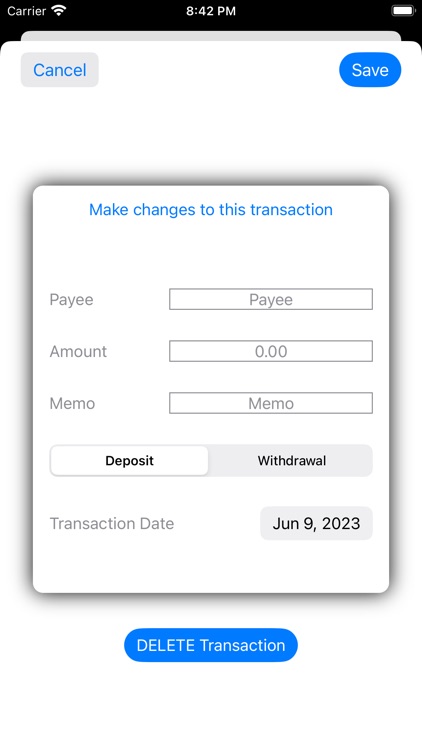 Checkbooking Pocket Accounts screenshot-4