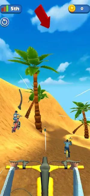 BMX Marathon Downhill Racing screenshot 2