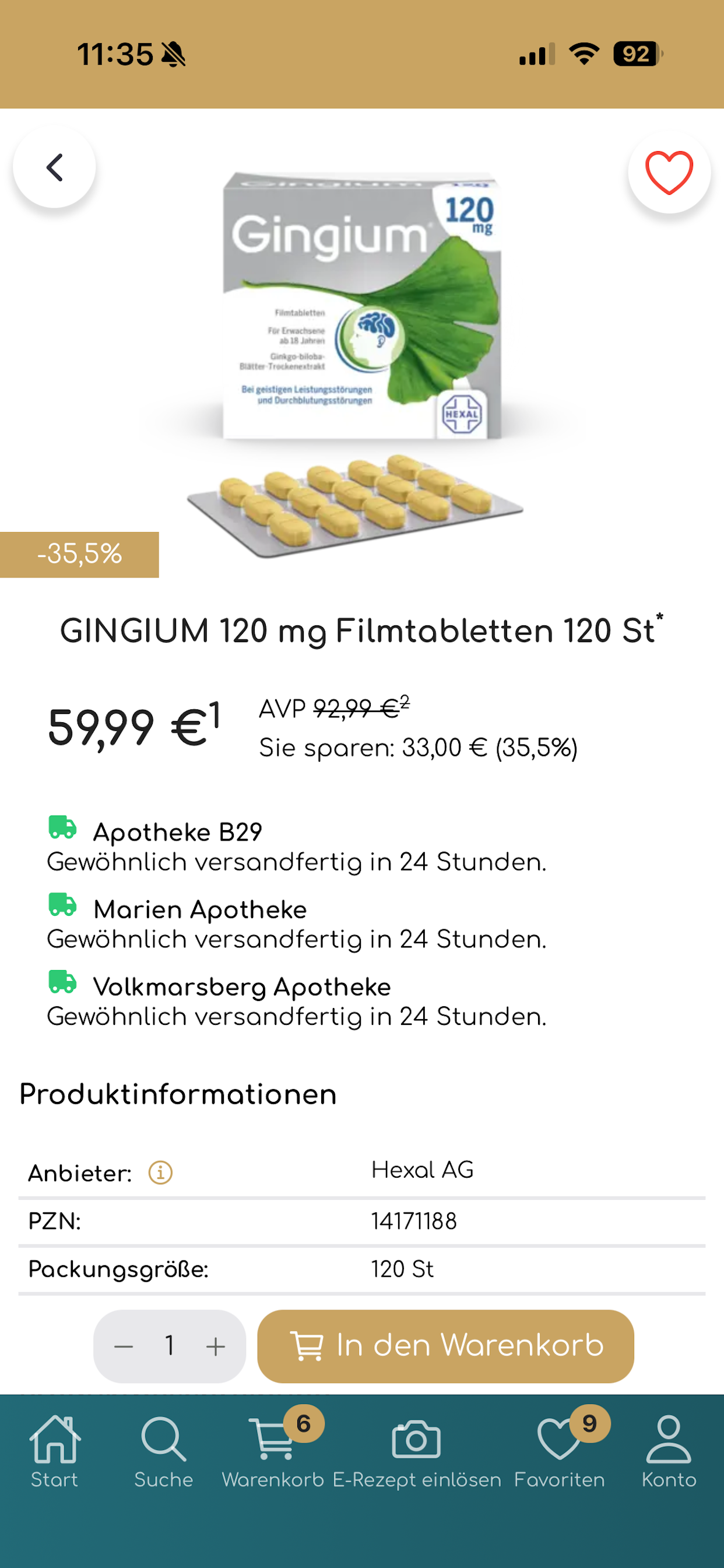 Grocare Apotheken screenshot 4