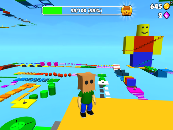 Obby Parkour: Runner Game iPad screenshot 4 - Games app