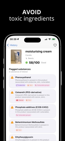 Health Scanner - Healthy picks iPhone screenshot