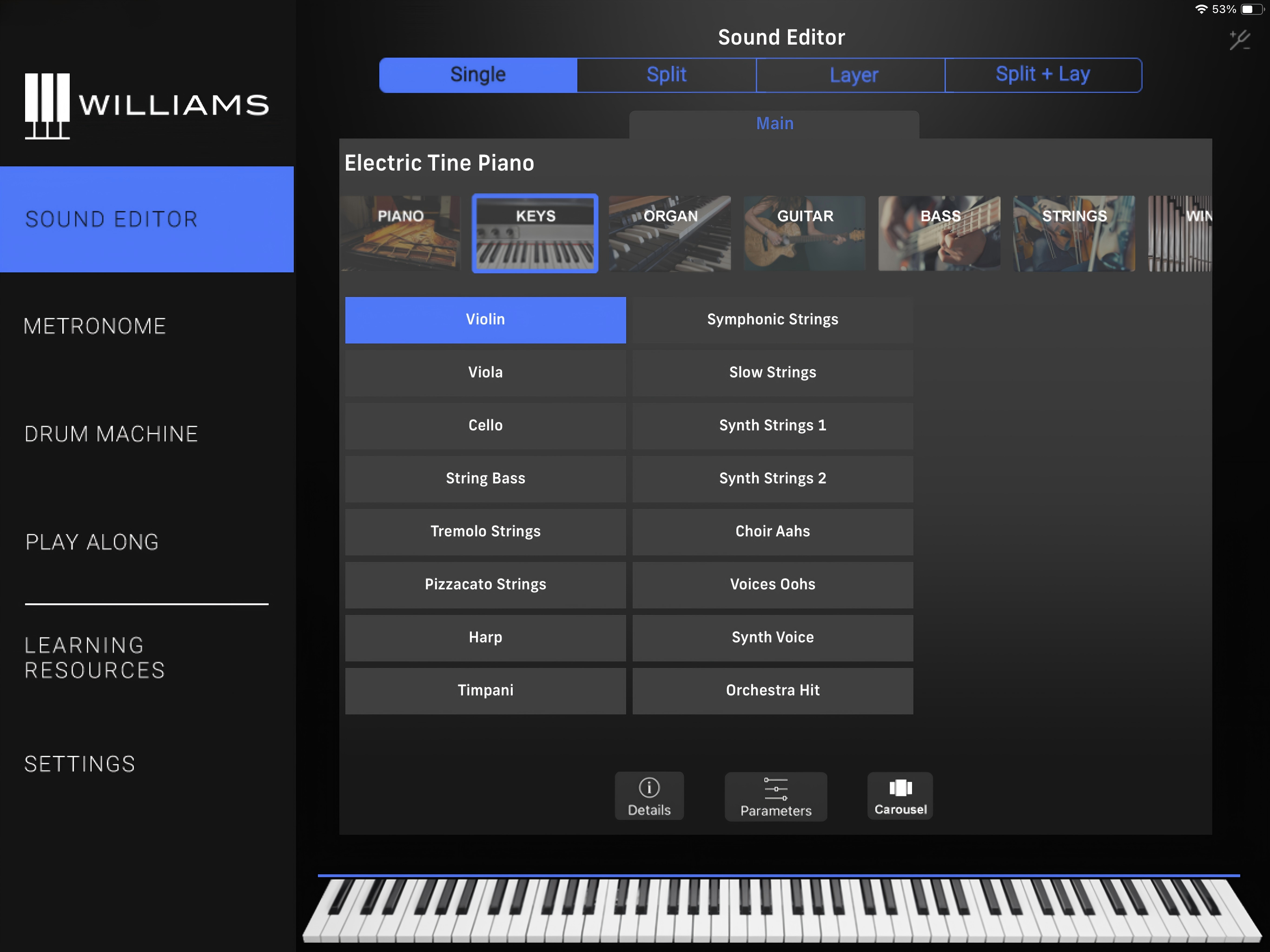 Williams Piano screenshot 9