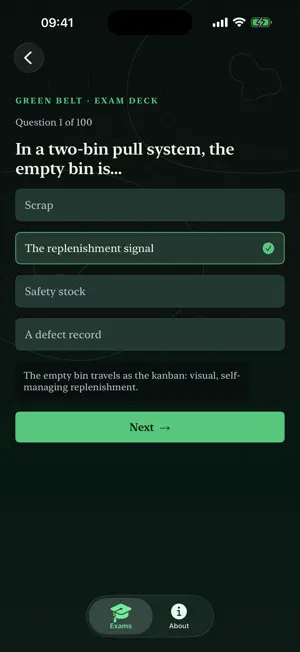 BeltUp: Lean Six Sigma Prep screenshot 3