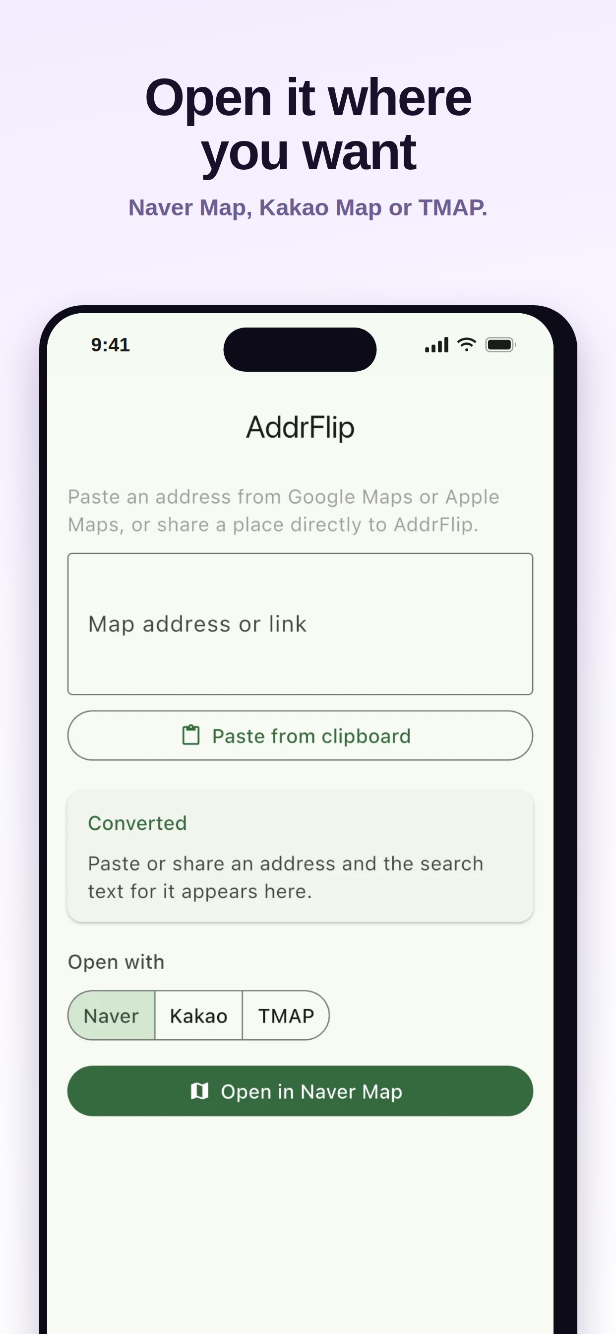 Screenshot 2 of AddrFlip