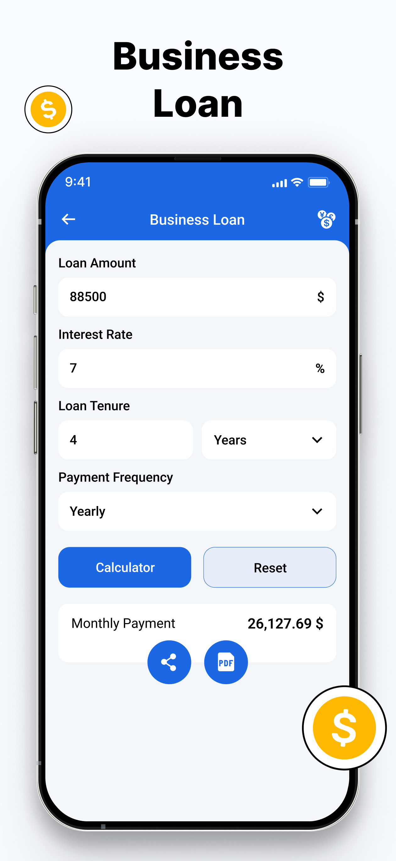 Loan Calc: Loan EMI Calculator screenshot 5