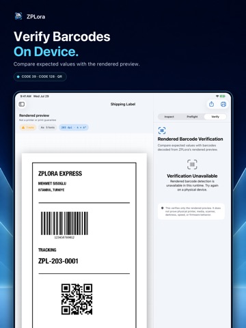 ZPLora: ZPL Label Viewer iPad screenshot