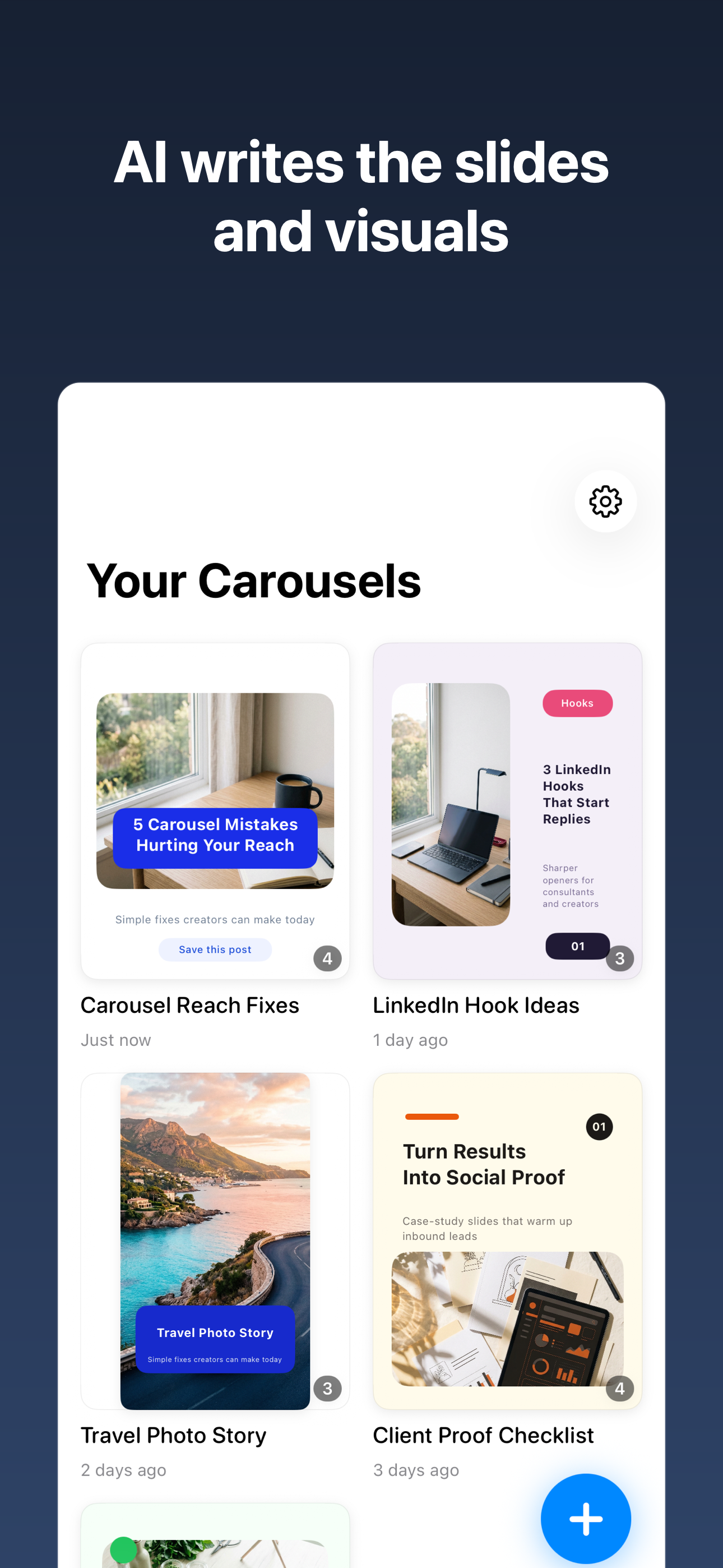 Carousel: AI Posts for Insta