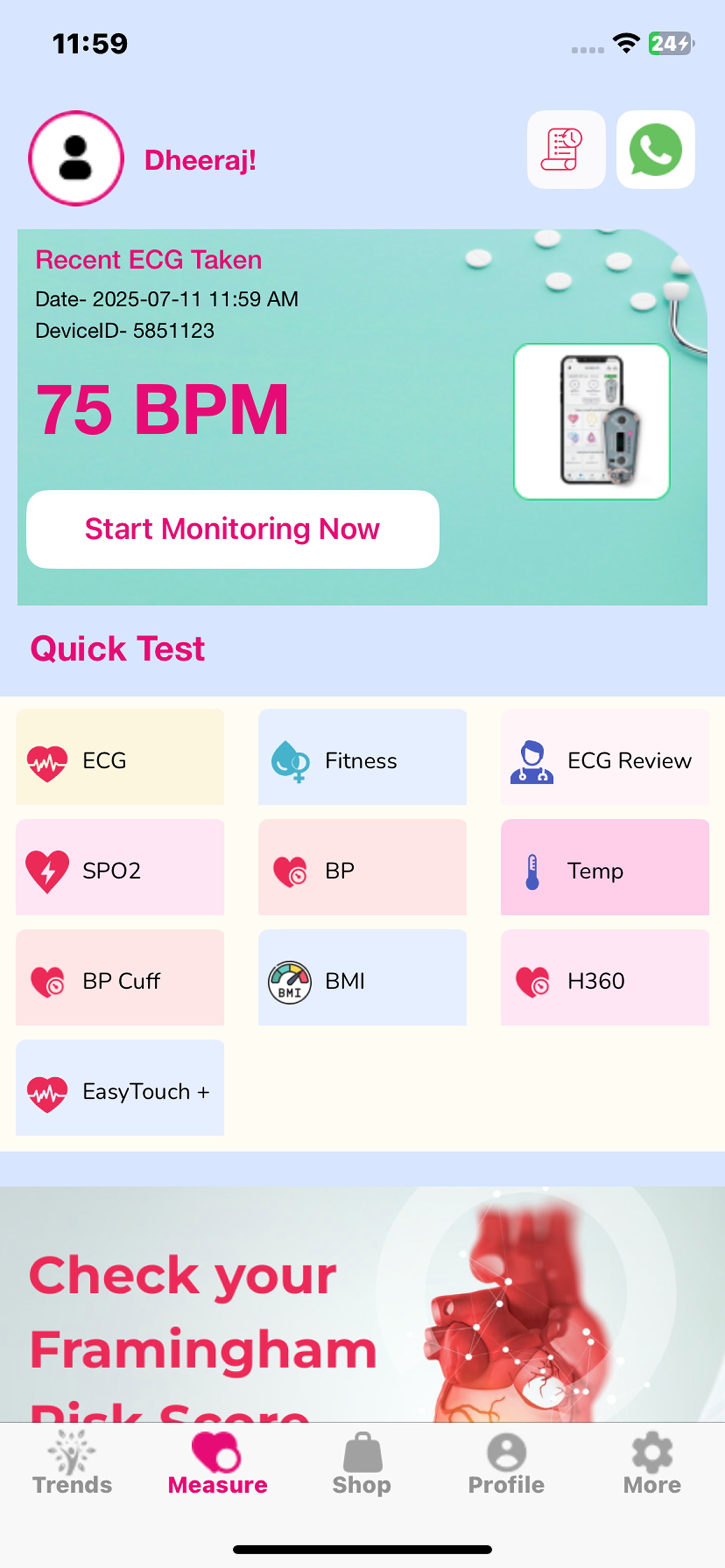 Sanket Life-ECG,Stress,Fitness screenshot 3